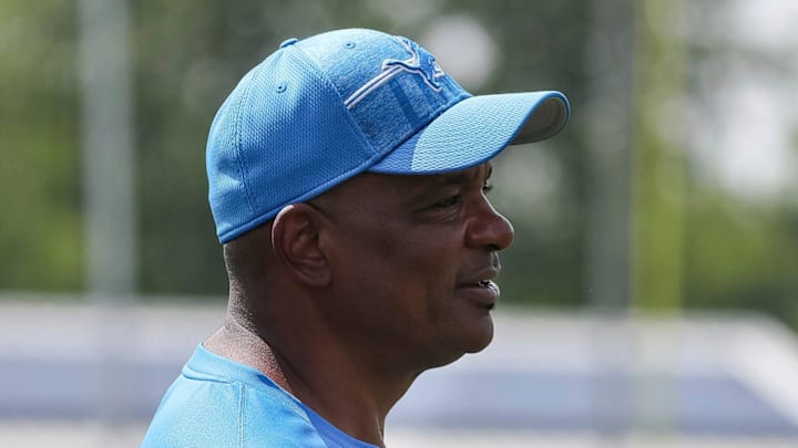 Detroit Lions assistant general manager Ray Agnew after the joint practice with New York Giants Detroit Lions assistant general manager Ray Agnew after the joint practice with New York Giants