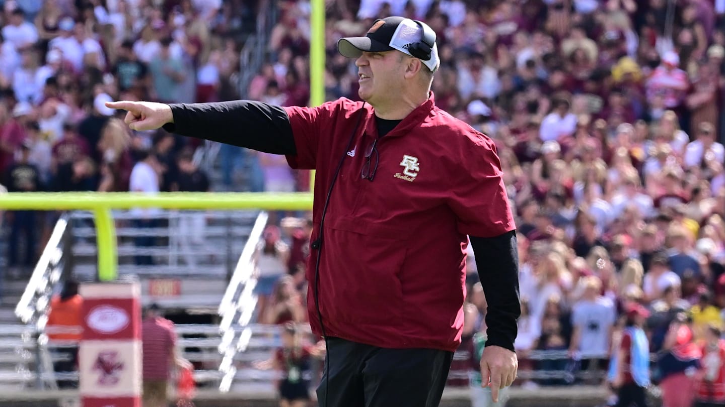Boston College Head Coach Bill O'Brien Speaks on Quarterbacks After First Spring Practice