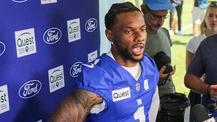 New York Giants wide receiver Malik Nabers has been on a steady path back to a Week 1 return. New York Giants wide receiver Malik Nabers has been on a steady path back to a Week 1 return.