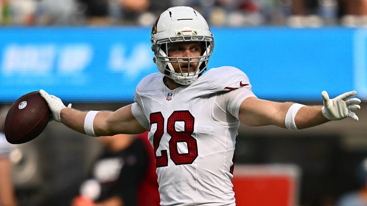 Sep 13, 2026; Inglewood, California, USA; aArizona Cardinals safety Andrew Wingard (28) celebrates after making an interception against the Los Angeles Chargers during the fourth quarter at SoFi Stadium. Mandatory Credit: William Liang-Imagn Images Sep 13, 2026; Inglewood, California, USA; aArizona Cardinals safety Andrew Wingard (28) celebrates after making an interception against the Los Angeles Chargers during the fourth quarter at SoFi Stadium. Mandatory Credit: William Liang-Imagn Images