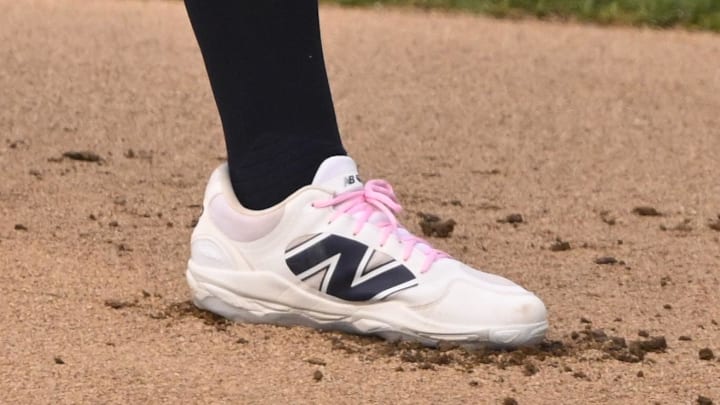 Apr 17, 2026; Cleveland, Ohio, USA; Cleveland Guardians starting pitcher Tanner Bibee (28) delivers a pitch in the first inning against the Baltimore Orioles at Progressive Field. Mandatory Credit: David Richard-Imagn Images
