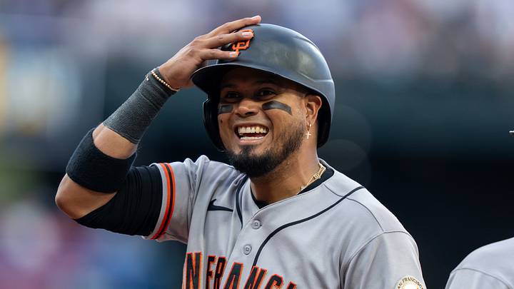 Seattle, Washington, USA; San Francisco Giants second baseman Luis Arraez (1) smiles during a game against the Seattle Mariners at T-Mobile Park. Mandatory Credit: Stephen Brashear-Imagn Images Seattle, Washington, USA; San Francisco Giants second baseman Luis Arraez (1) smiles during a game against the Seattle Mariners at T-Mobile Park. Mandatory Credit: Stephen Brashear-Imagn Images