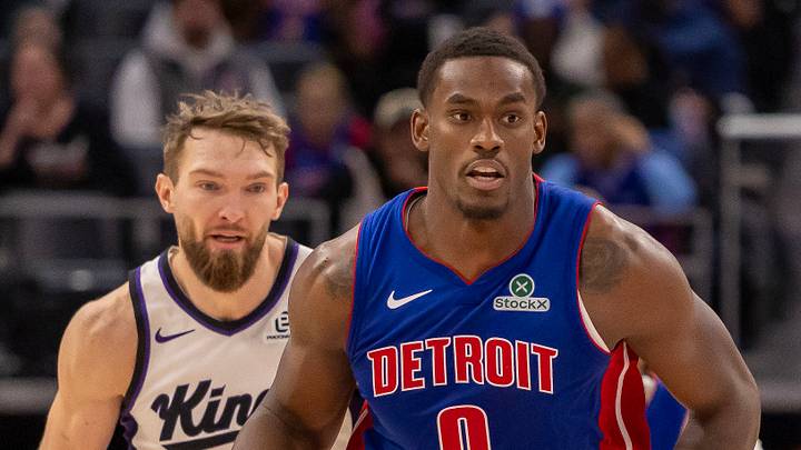 Jan 25, 2026; Detroit, Michigan, USA; Detroit Pistons center Jalen Duren (0) moves the ball up court in front of Sacramento Kings forward Domantas Sabonis (11) during the during the second half at Little Caesars Arena. Mandatory Credit: David Reginek-Imagn Images Jan 25, 2026; Detroit, Michigan, USA; Detroit Pistons center Jalen Duren (0) moves the ball up court in front of Sacramento Kings forward Domantas Sabonis (11) during the during the second half at Little Caesars Arena. Mandatory Credit: David Reginek-Imagn Images