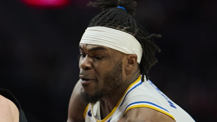 Portland Trail Blazers forward Deni Avdija is fouled by Indiana Pacers forward Jarace Walker. Portland Trail Blazers forward Deni Avdija is fouled by Indiana Pacers forward Jarace Walker.