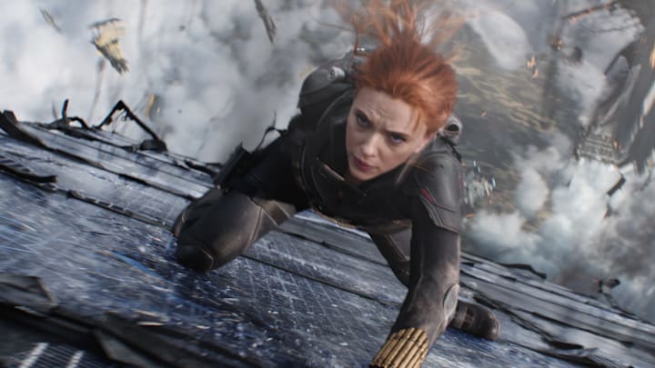 Black Widow/Natasha Romanoff (Scarlett Johansson) in Marvel Studios' BLACK WIDOW, in theaters and on Disney+ with Premier Access. Photo courtesy of Marvel Studios. ©Marvel Studios 2021. All Rights Reserved.