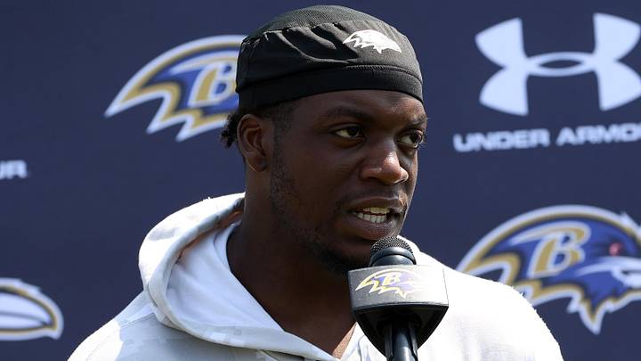 Baltimore Ravens linebacker Adisa Isaac Baltimore Ravens linebacker Adisa Isaac