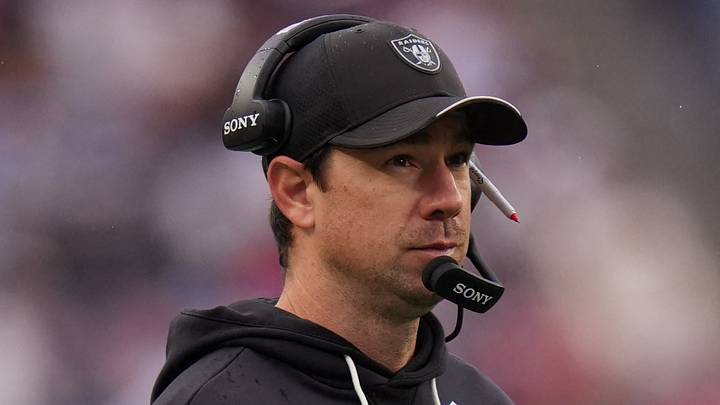 Las Vegas Raiders head coach Klint Kubiak