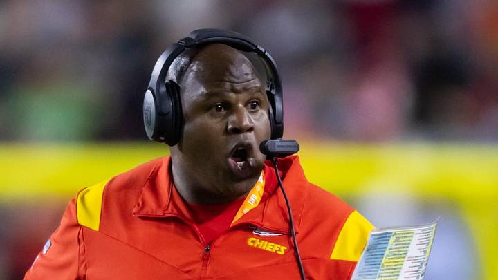 Kansas City Chiefs offensive coordinator Eric Bieniemy 