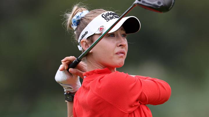 Nelly Korda is two back of the lead entering Round 3 of the U.S. Women's Open. Nelly Korda is two back of the lead entering Round 3 of the U.S. Women's Open.