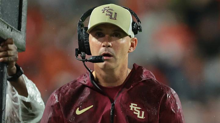 Oct 17, 2026; Miami Gardens, Florida, USA; Florida State Seminoles head coach Mike Norvell during the first quarter against the Miami Hurricanes at Hard Rock Stadium. Mandatory Credit: Sam Navarro-Imagn Images Oct 17, 2026; Miami Gardens, Florida, USA; Florida State Seminoles head coach Mike Norvell during the first quarter against the Miami Hurricanes at Hard Rock Stadium. Mandatory Credit: Sam Navarro-Imagn Images