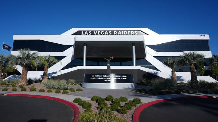 Jun 9, 2026; Henderson, NV, USA; A general overall view of the Las Vegas Raiders headquarters and practice facility at the Intermountain Health Performance Center. Mandatory Credit: Kirby Lee-Imagn Images Jun 9, 2026; Henderson, NV, USA; A general overall view of the Las Vegas Raiders headquarters and practice facility at the Intermountain Health Performance Center. Mandatory Credit: Kirby Lee-Imagn Images