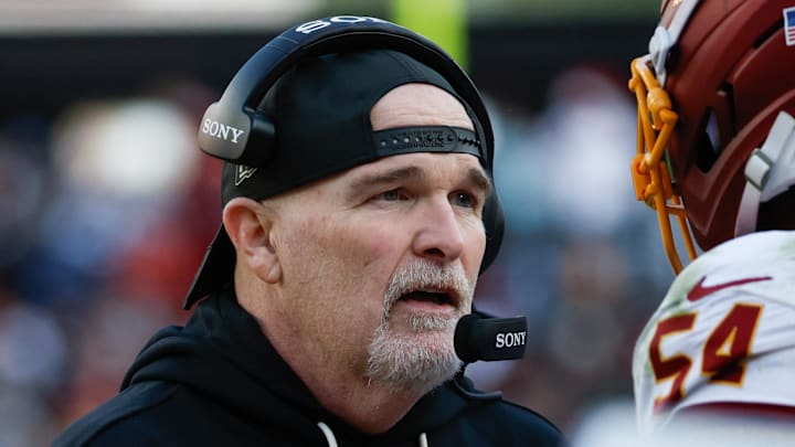 Washington Commanders head coach Dan Quinn 