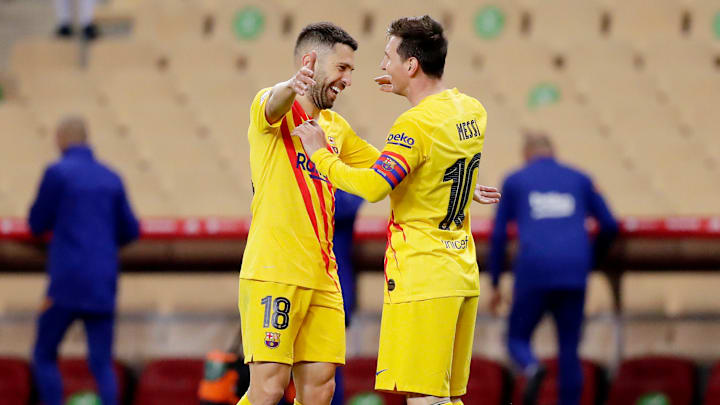 Jordi Alba y Lionel Messi jugaron juntos nueve temporadas en el FC Barcelona y ahora lo harán en el Inter Miami de la MLS