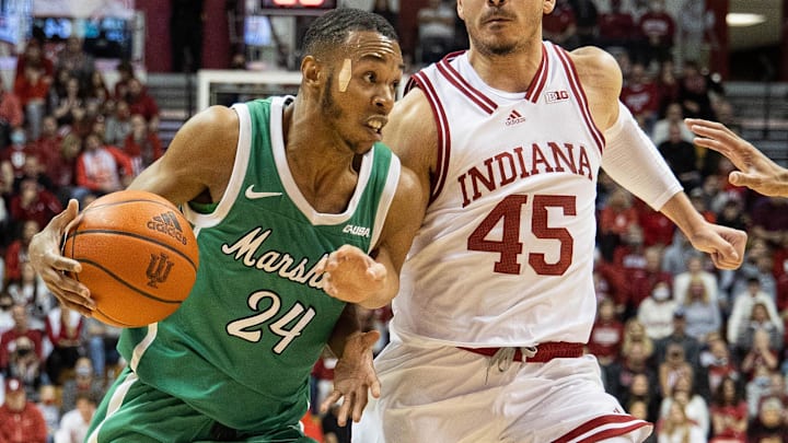 Marshall Thundering Herd guard Taevion Kinsey (24)