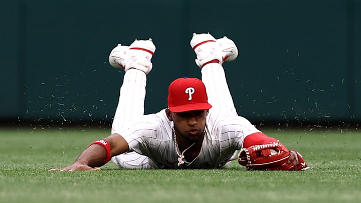 Philadelphia Phillies center fielder Johan Rojas dominated the team's best catches in 2024
