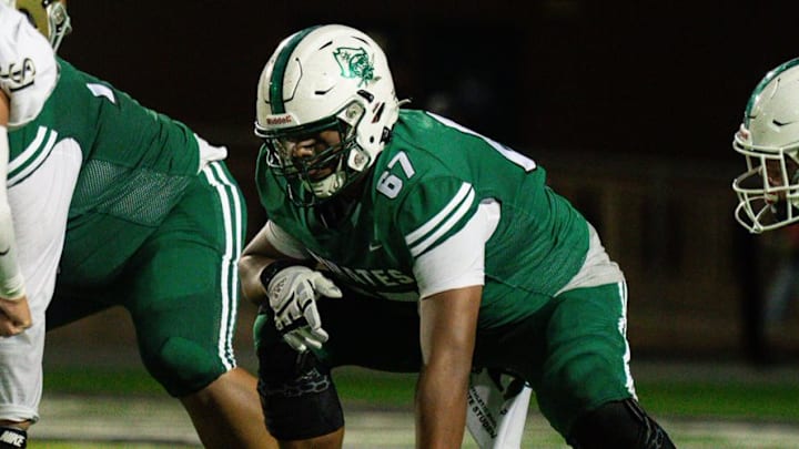 Lincoln Maego during a high school football game