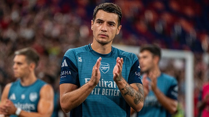 Jakub Kiwior’s Arsenal future is reportedly up in the air.