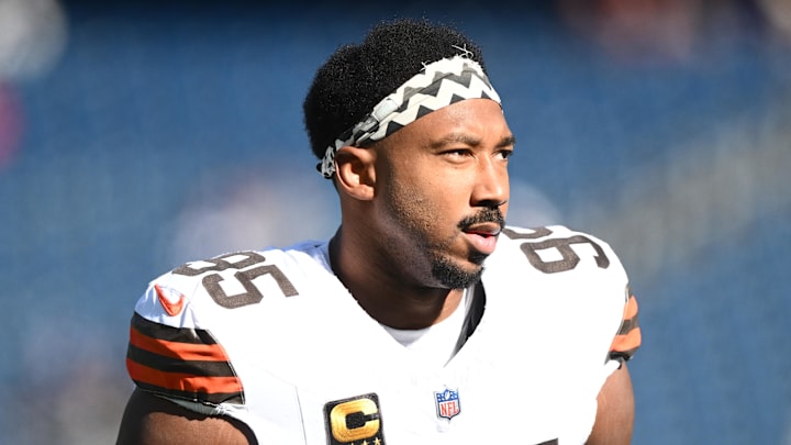 Cleveland Browns defensive end Myles Garrett