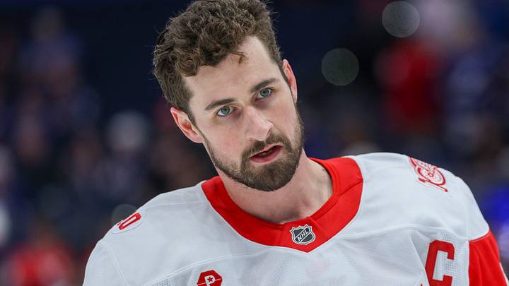 Apr 13, 2026; Tampa, Florida, USA; Detroit Red Wings center Dylan Larkin (71) warms up before a game against the Tampa Bay Lightning at Benchmark International Arena. Mandatory Credit: Nathan Ray Seebeck-Imagn Images Apr 13, 2026; Tampa, Florida, USA; Detroit Red Wings center Dylan Larkin (71) warms up before a game against the Tampa Bay Lightning at Benchmark International Arena. Mandatory Credit: Nathan Ray Seebeck-Imagn Images