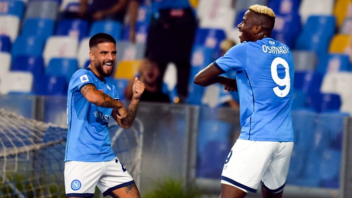 Lorenzo Insigne e Victor Osimhen Lorenzo Insigne e Victor Osimhen