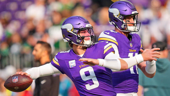 The Vikings plan to start quarterback J.J. McCarthy against the Lions, assuming he is recovered from a high ankle sprain.