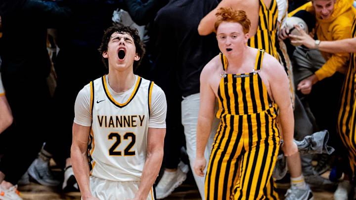 Junior guard Brock Long navigated Vianney through the toughest district in the state last week. 