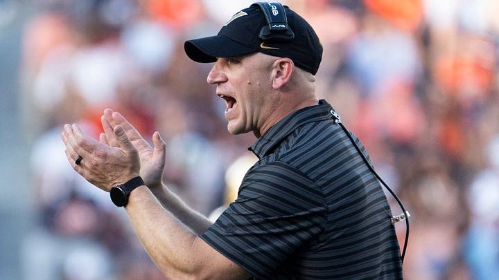 Vanderbilt Commodores head coach Clark Lea as Auburn Tigers take on Vanderbilt Commodores at Jordan-Hare Stadium in Auburn, Ala. on Saturday, Sept. 26, 2026. Auburn Tigers defeated Vanderbilt Commodores 21-15. Vanderbilt Commodores head coach Clark Lea as Auburn Tigers take on Vanderbilt Commodores at Jordan-Hare Stadium in Auburn, Ala. on Saturday, Sept. 26, 2026. Auburn Tigers defeated Vanderbilt Commodores 21-15.