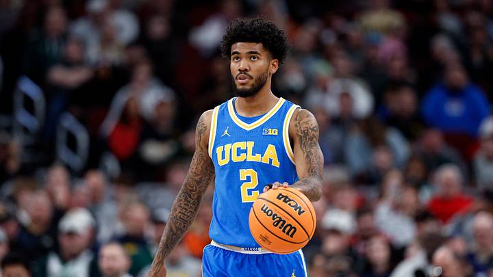 Mar 13, 2026; Chicago, IL, USA; UCLA Bruins guard Donovan Dent (2).