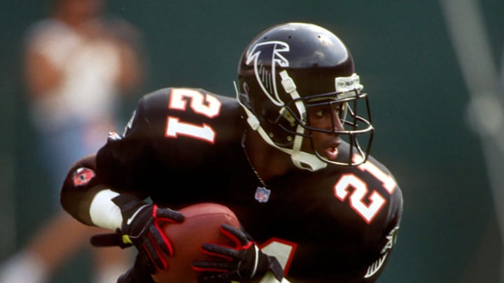 ESPN calls the Atlanta Falcons' selection of Deion Sanders the best No. 5 overall pick in NFL Draft history.