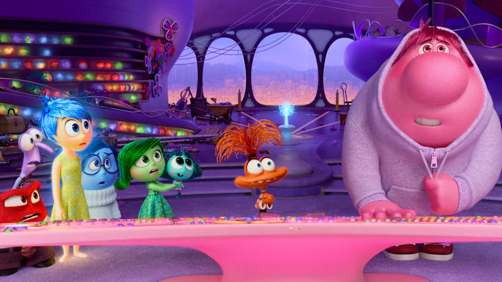INSIDE OUT 2 - WHO’S IN CHARGE? -- Disney and Pixar’s “Inside Out 2” returns to the mind of newly minted teenager Riley, where her Emotions Anger (voice of Lewis Black), Fear (voice of Tony Hale), Joy (voice of Amy Poehler), Sadness (voice of Phyllis Smith) and Disgust (voice of Liza Lapira) must make room for new Emotions, including Envy (voice of Ayo Edebiri), Anxiety (voice of Maya Hawke) and Embarrassment (voice of Paul Walter Hauser). Directed by Kelsey Mann and produced by Mark Nielsen,