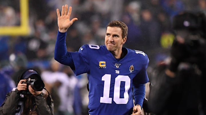 Former New York Giants quarterback Eli Manning