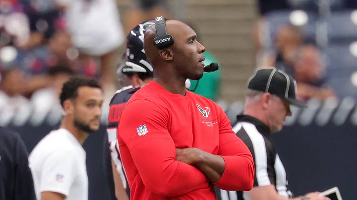 Sep 20, 2026; Houston, Texas, USA;  Houston Texans head coach DeMeco Ryans during the fourth quarter against the Cincinnati Bengals at Reliant Stadium.  Mandatory Credit: Thomas Shea-Imagn Images