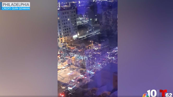 Video of the vehicle strike in Philadelphia on Jan. 26, 2025.