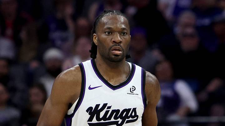 Mar 8, 2026; Sacramento, California, USA; Sacramento Kings forward Precious Achiuwa (9) dribbles the ball up court against the Chicago Bulls during the second quarter at Golden 1 Center. Mandatory Credit: Dennis Lee-Imagn Images