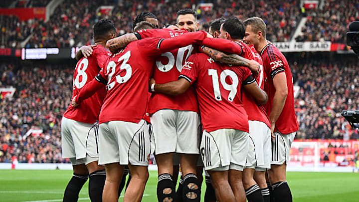 Man Utd were convincing winners against the Black Cats. Man Utd were convincing winners against the Black Cats.