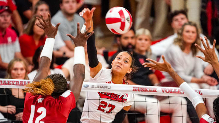 Nebraska outside hitter Harper Murray.