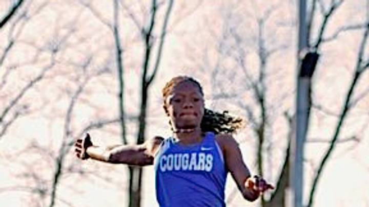 Jade Hartlage of the Christian Educational Consortium is the state long jump leader with a mark of 19-9.