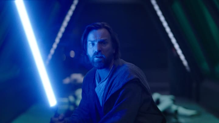 Obi-Wan Kenobi (Ewan McGregor) in Lucasfilm's OBI-WAN KENOBI, exclusively on Disney+. © 2022 Lucasfilm Ltd. & ™. All Rights Reserved.