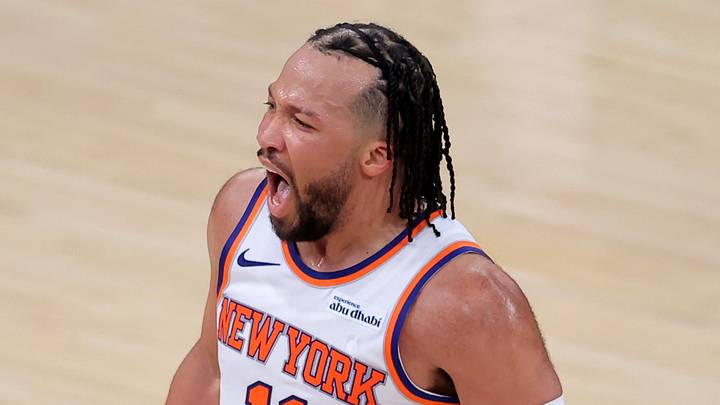 New York Knicks guard Jalen Brunson (11) reacts during the fourth quarter of game one of the Eastern Conference Finals against the Cleveland Cavaliers during the 2026 NBA playoffs at Madison Square Garden on May 19, 2026. New York Knicks guard Jalen Brunson (11) reacts during the fourth quarter of game one of the Eastern Conference Finals against the Cleveland Cavaliers during the 2026 NBA playoffs at Madison Square Garden on May 19, 2026.