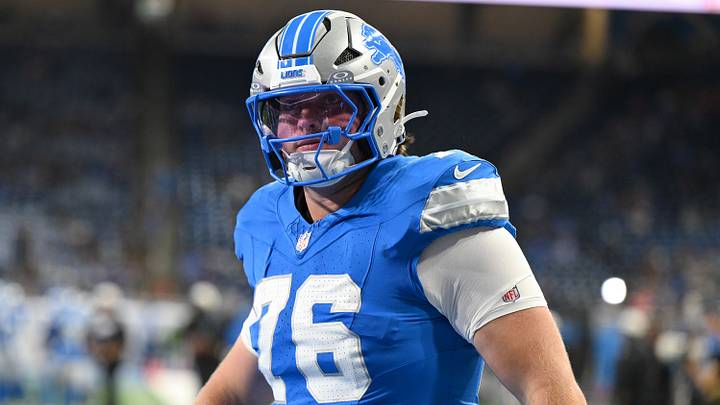 Detroit Lions offensive tackle Blake Miller