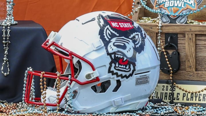 Dec 19, 2025; Tampa, FL, USA; a view the Gasparilla Bowl trophy before a game between the NC State Wolfpack and Memphis Tigers at Raymond James Stadium. Mandatory Credit: Nathan Ray Seebeck-Imagn Images Dec 19, 2025; Tampa, FL, USA; a view the Gasparilla Bowl trophy before a game between the NC State Wolfpack and Memphis Tigers at Raymond James Stadium. Mandatory Credit: Nathan Ray Seebeck-Imagn Images