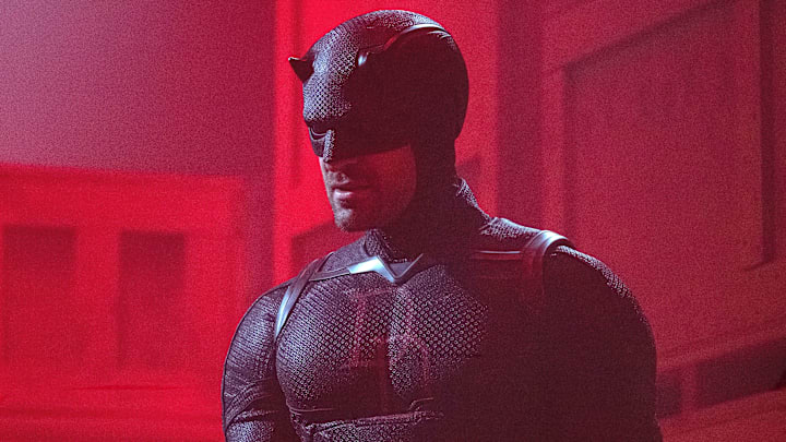 Matt Murdock/Daredevil (Charlie Cox) on the set of Marvel Television's DAREDEVIL: BORN AGAIN, exclusively on Disney+.