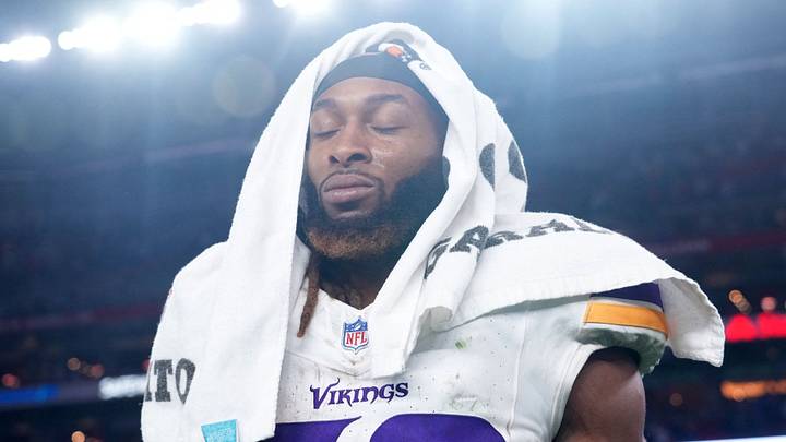 Minnesota Vikings running back Aaron Jones 