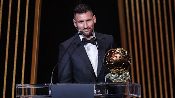 Messi won the Ballon d'Or for an eighth time