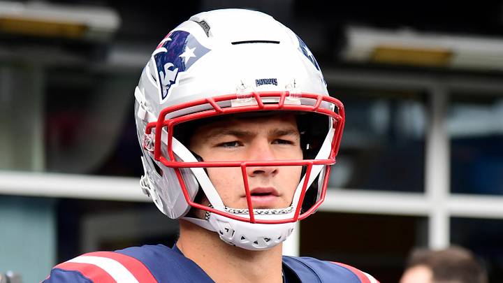 New England Patriots quarterback Drake Maye