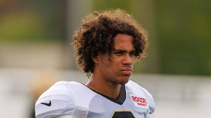 New Orleans Saints wide receiver Jordyn Tyson New Orleans Saints wide receiver Jordyn Tyson