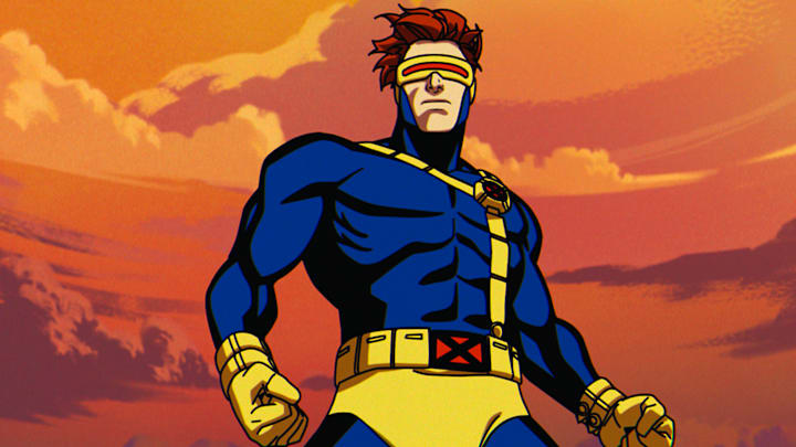 Cyclops (voiced by Ray Chase) in Marvel Animation's X-MEN '97. Photo courtesy of Marvel Studios. © 2024 MARVEL.