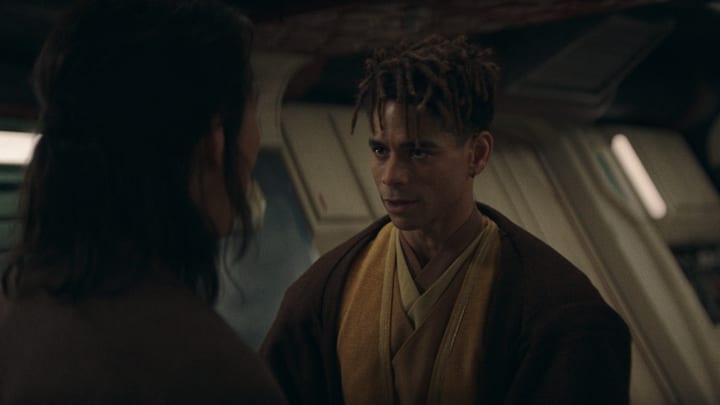 (L-R): Master Sol (Lee Jung-jae) and Yord Fandar (Charlie Barnett) in Lucasfilm's THE ACOLYTE, exclusively on Disney+. ©2024 Lucasfilm Ltd. & TM. All Rights Reserved.