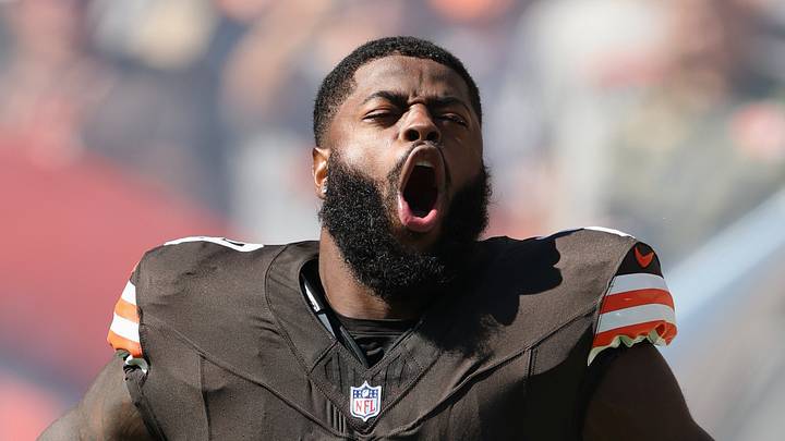 Cleveland Browns defensive end Jared Verse