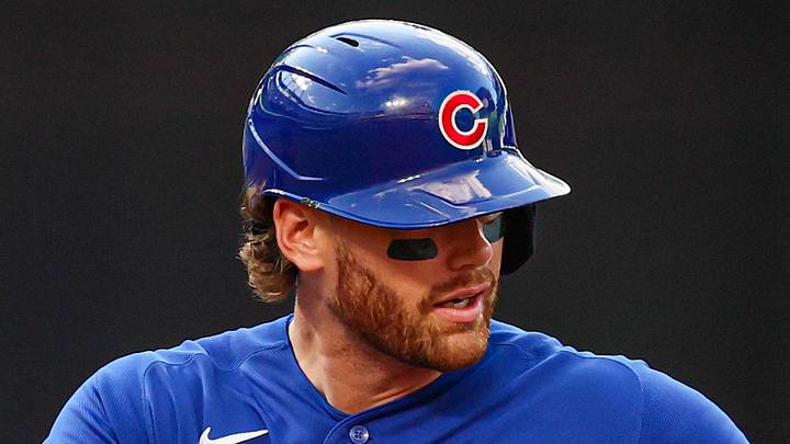 Jun 24, 2026; New York City, New York, USA; Chicago Cubs catcher Carson Kelly (15) reacts after racing first base on an error during the fourth inning against the New York Mets at Citi Field. Mandatory Credit: Vincent Carchietta-Imagn Images Jun 24, 2026; New York City, New York, USA; Chicago Cubs catcher Carson Kelly (15) reacts after racing first base on an error during the fourth inning against the New York Mets at Citi Field. Mandatory Credit: Vincent Carchietta-Imagn Images